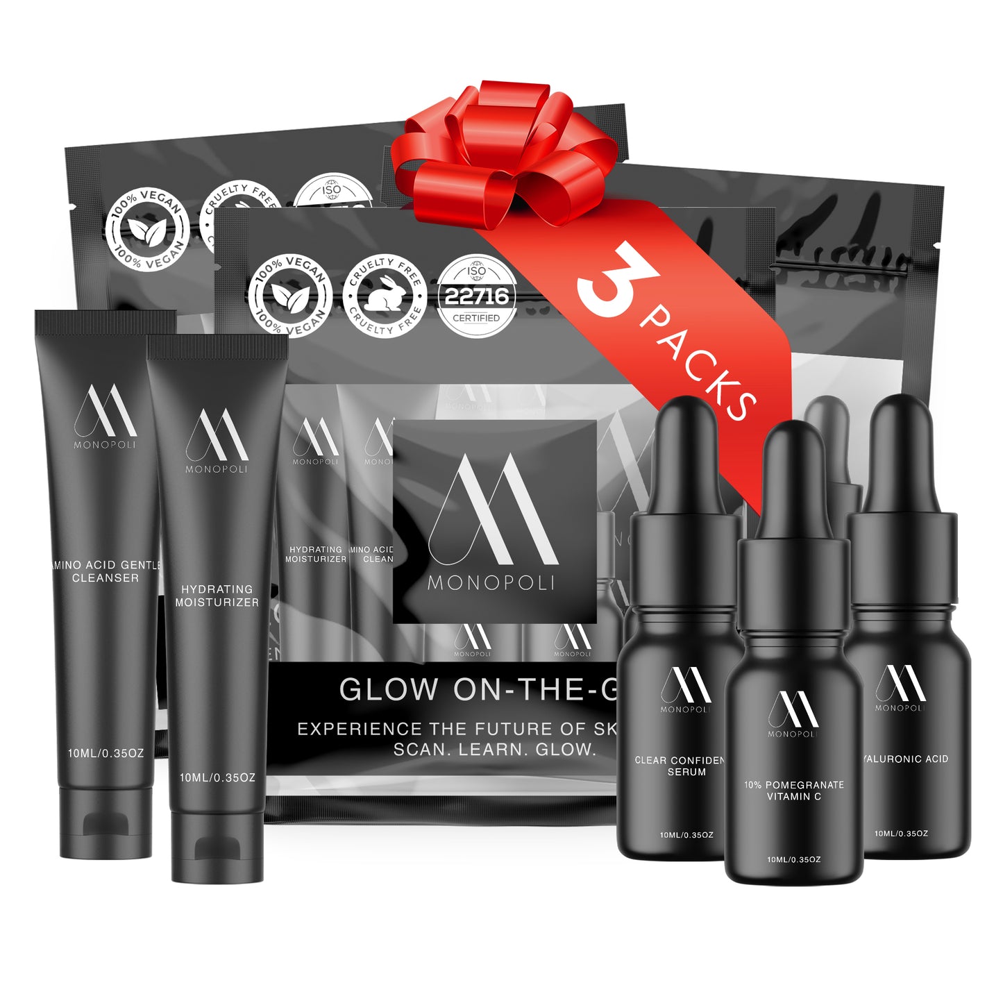 Glow on the Go Kit - 3 Packs